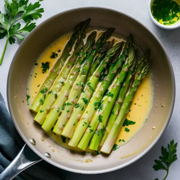 Sauteed Asparagus with Butter and Parsley