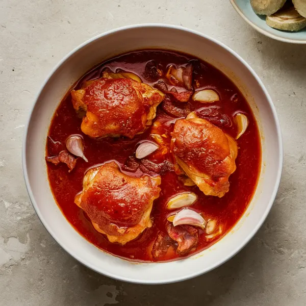 Braised Chicken Amatriciana