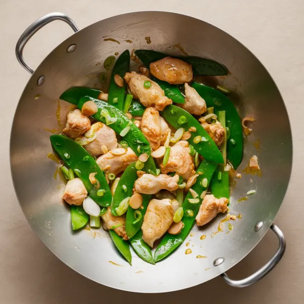 Chicken and Snow Pea Stir Fry