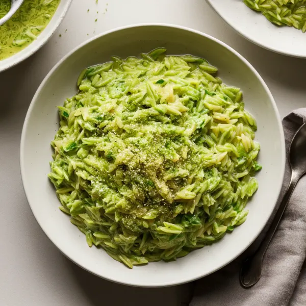 One-Pot Pesto Orzo