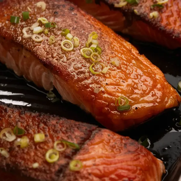 Crispy Skin Teriyaki Salmon