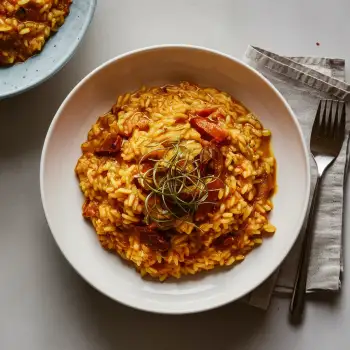 Amatriciana Risotto recipe image