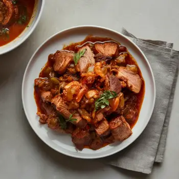 Braised Pork Amatriciana recipe image