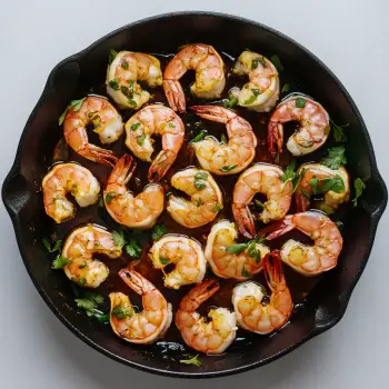 Caramelized Skillet Shrimp with Optional Citrus or Chipotle Glaze