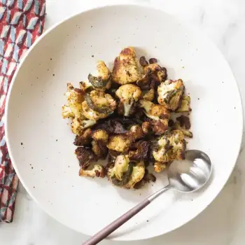 Cauliflower with Fresno Chili, Ginger, and Garam Masala recipe image