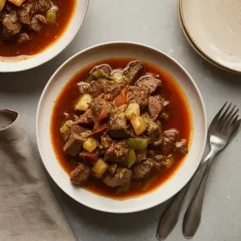 Dijon and Cognac Beef Stew recipe image