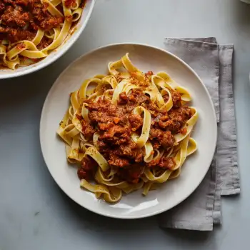 Fettuccine Bolognese recipe image