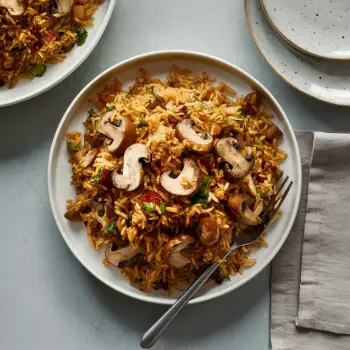 Mushroom Fried Rice recipe image