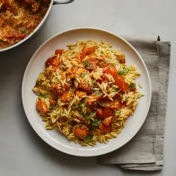 One Pot Orzo Amatriciana recipe image