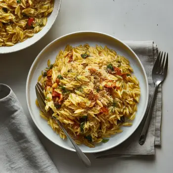 One-Pot Orzo Cacio e Pepe recipe image