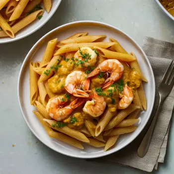 Penne with Cajun Shrimp Sauce recipe image