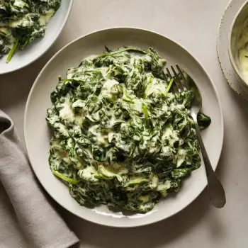 Quick Creamed Spinach recipe image