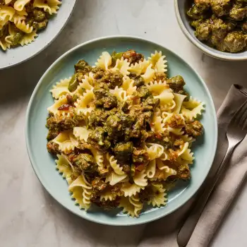 Quick Farfalle with Olive Tapenade recipe image