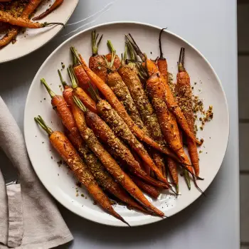 Roasted Carrots with Dukkah recipe image