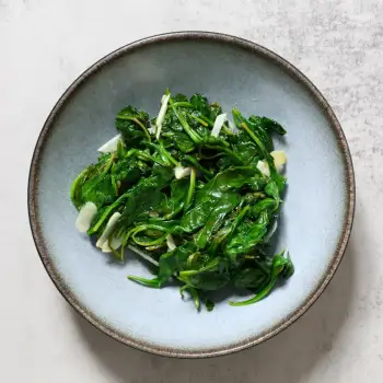 Sauteed Spinach with Garlic and Lemon recipe image