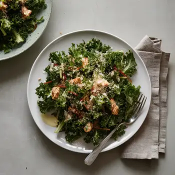 Tuscan Kale Salad with Pecorino and Chili-Lemon Dressing recipe image